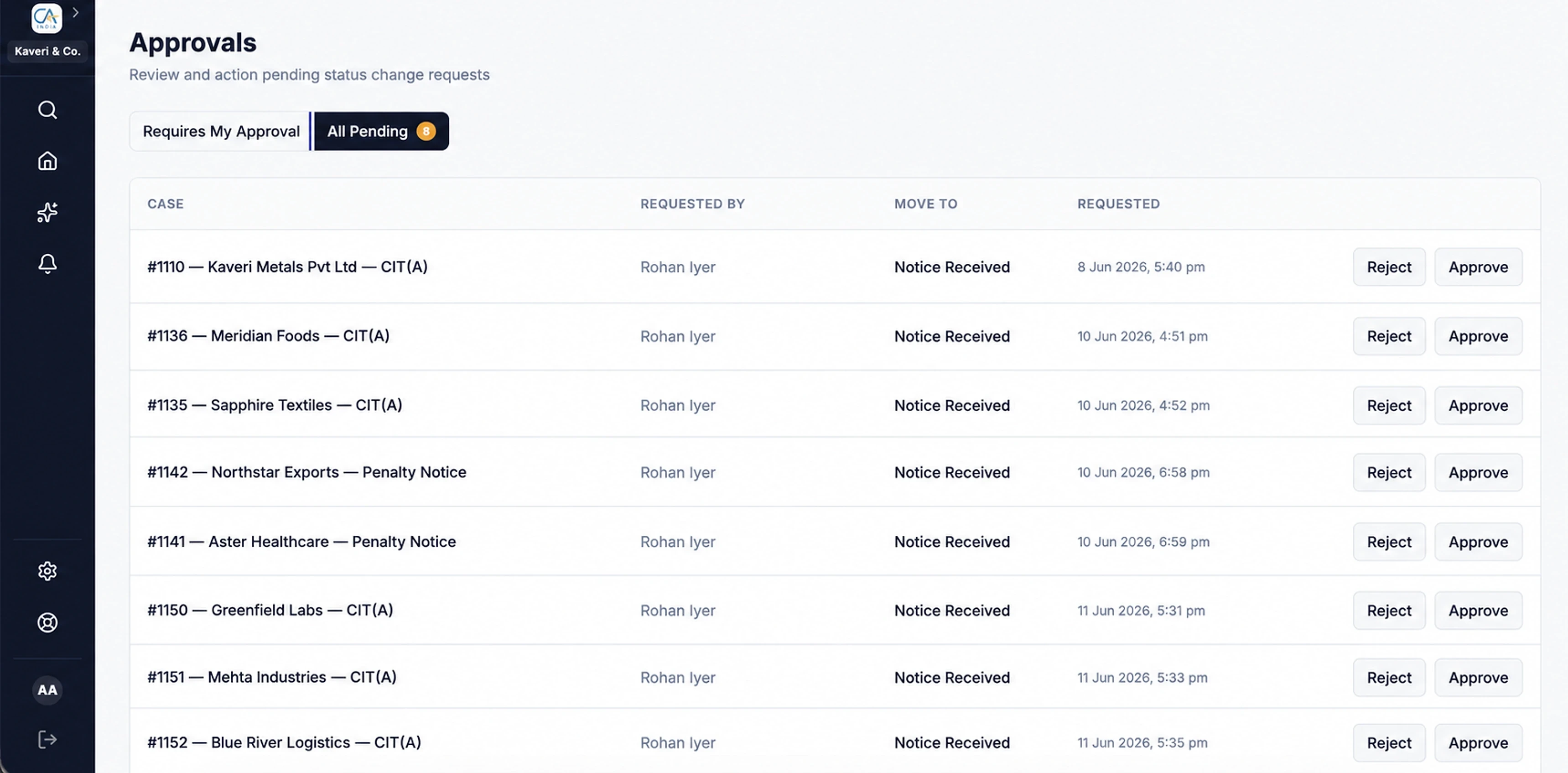 Approvals: Approve or reject, from one queue